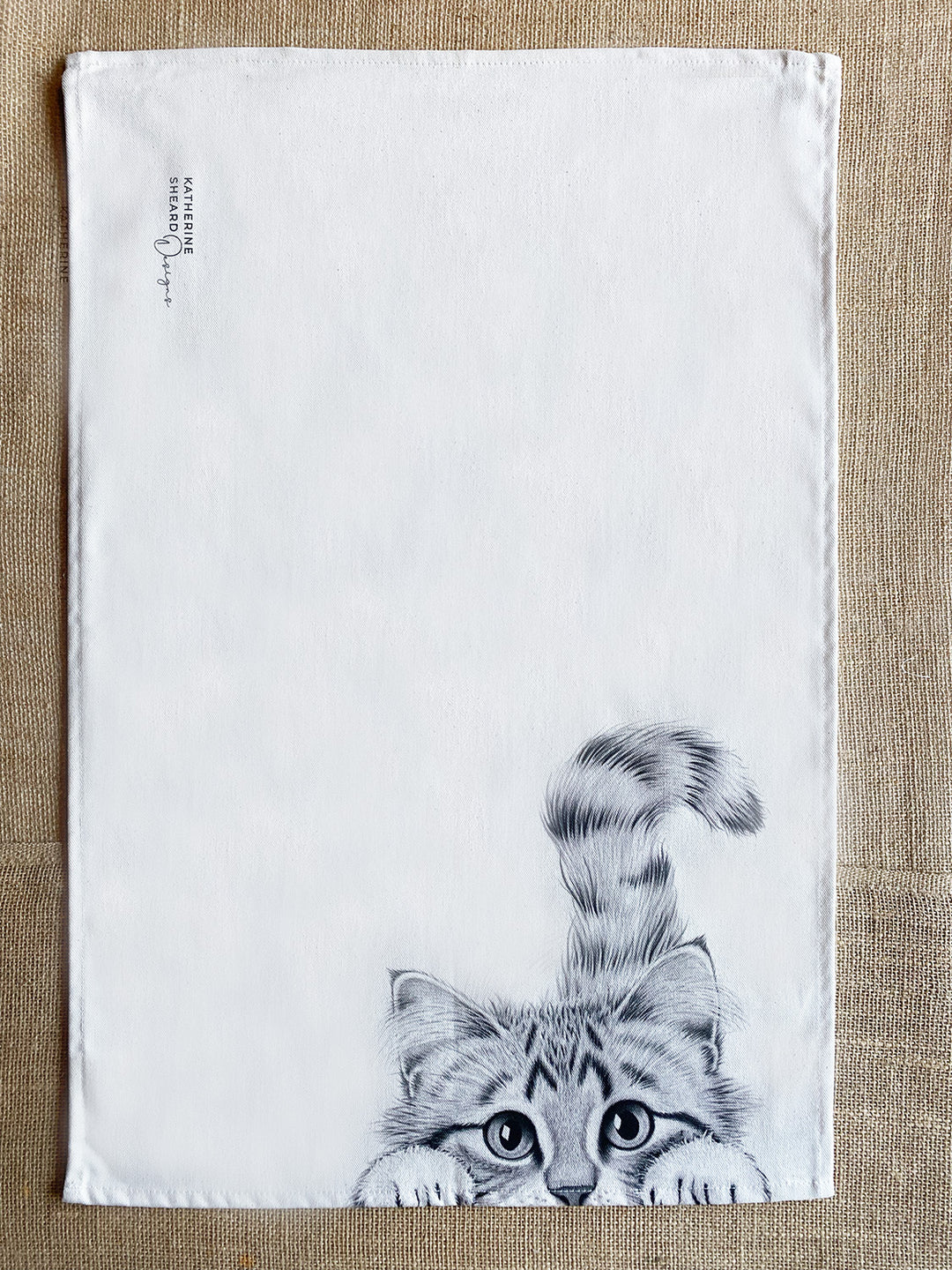 Chester Cat Tea Towel