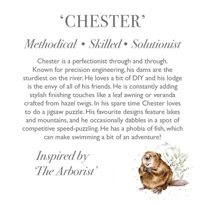 'Chester' Beaver Medium Plush Character