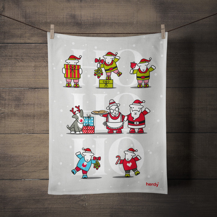 Herdy Limited Edition Christmas 2025 Tea Towel
