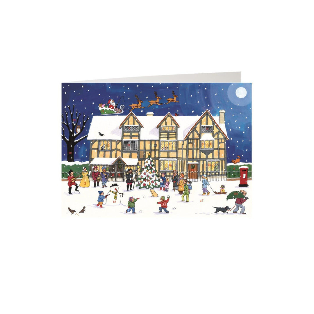 Christmas at the Old Town House Advent Calendar Card