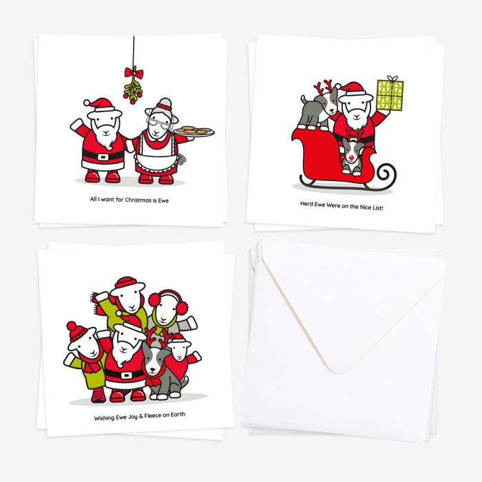 Herdy Christmas Card 6 Pack- 2025