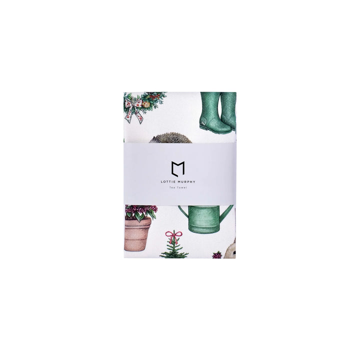 Christmas Garden Tea Towel