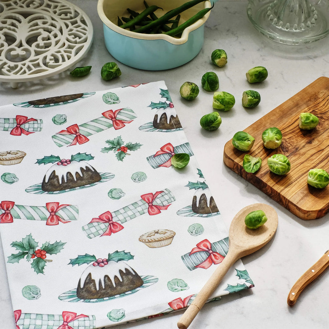 Christmas Feast Tea Towel