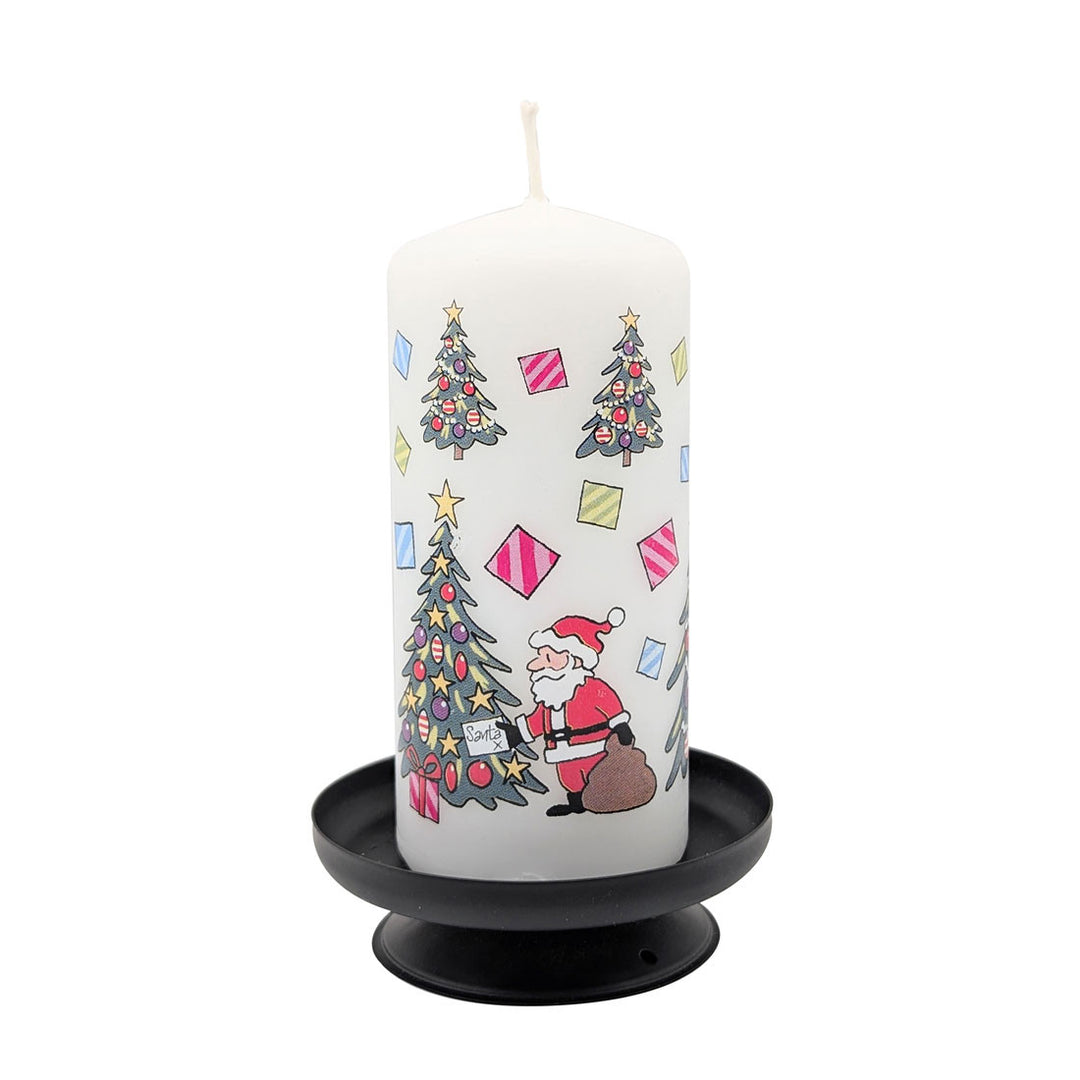 Christmas Trees Mini Pillar 5" Candle