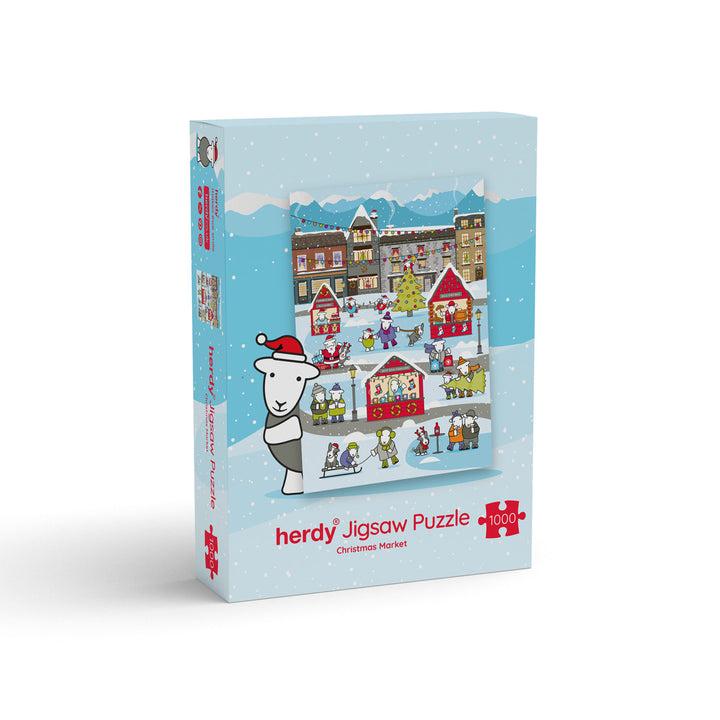 Herdy Limited Edition Christmas Jigsaw Puzzle - 1000 Piece Puzzle