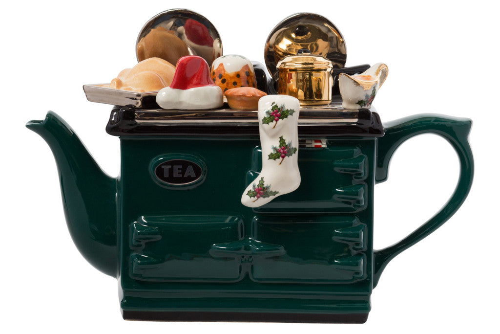 Christmas Large Aga Teapot - Green