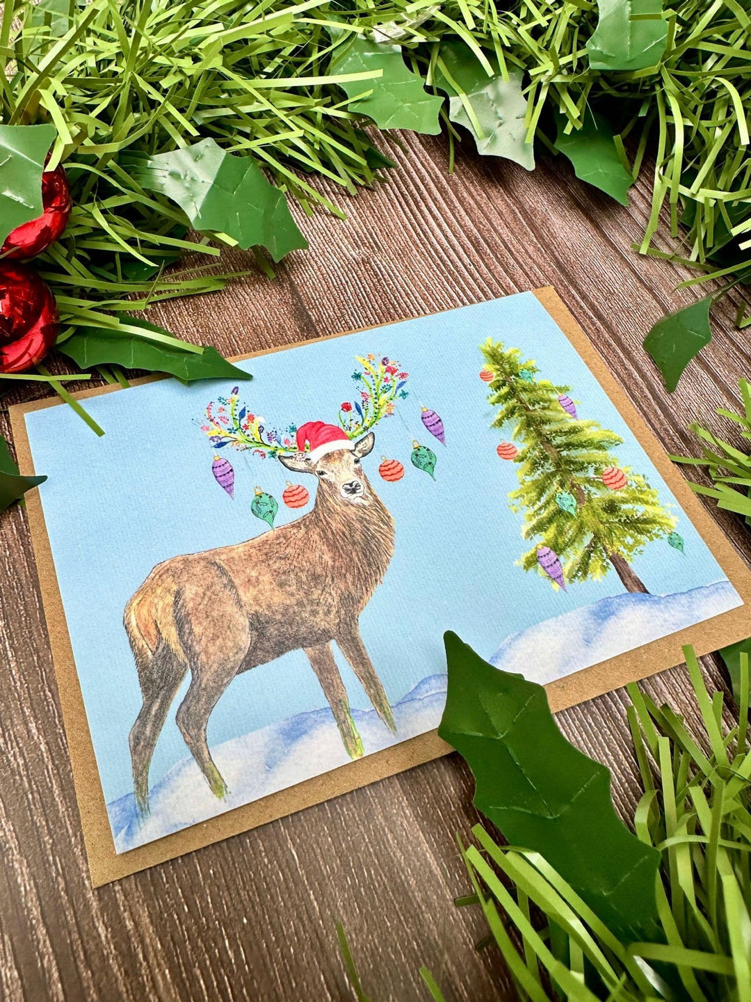 Christmas Stag Eco-card