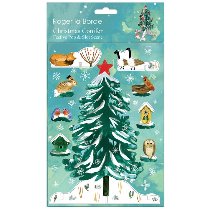 Christmas Conifer Festive Scene Pop and Slot Scene