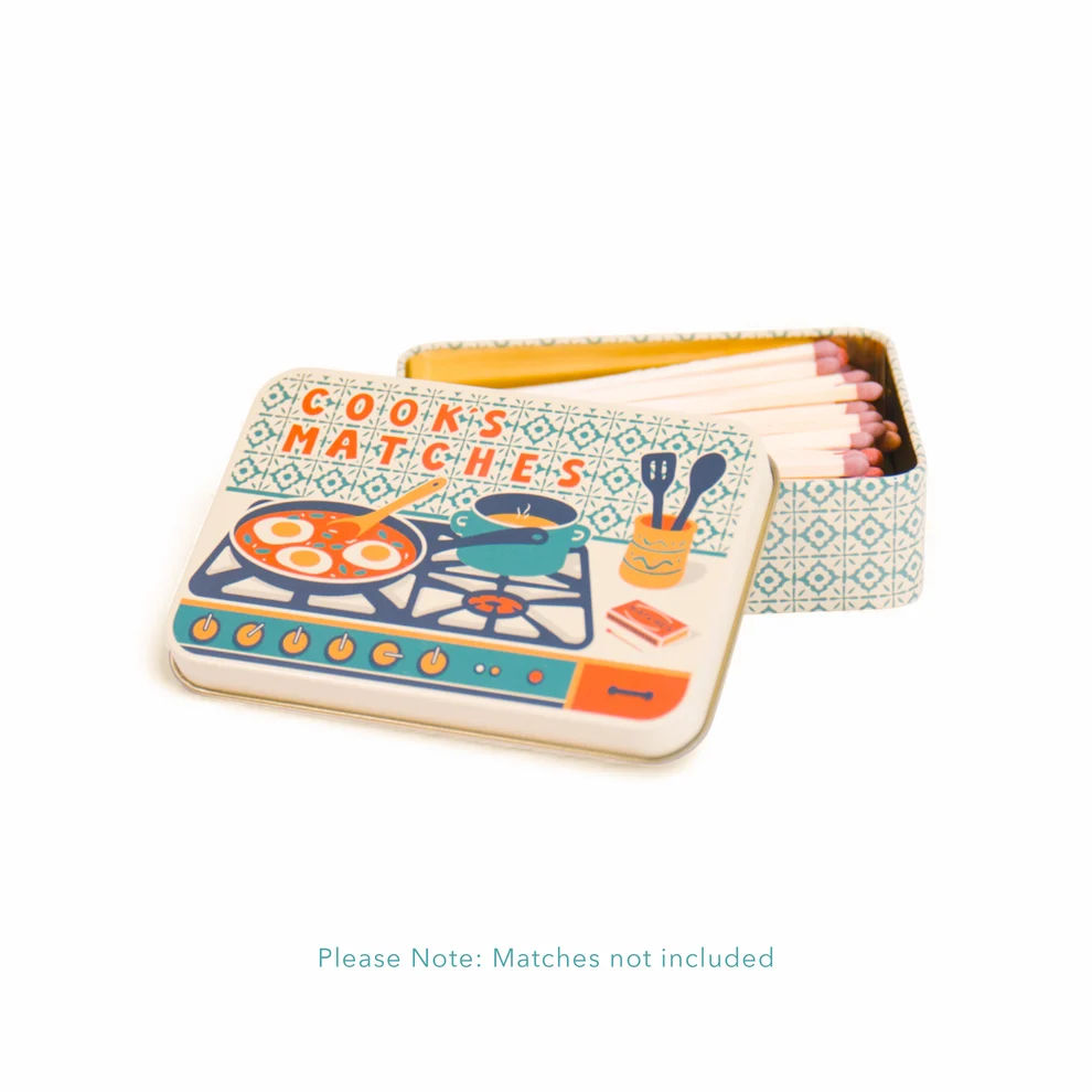 "Cook's Matches" Match Tin