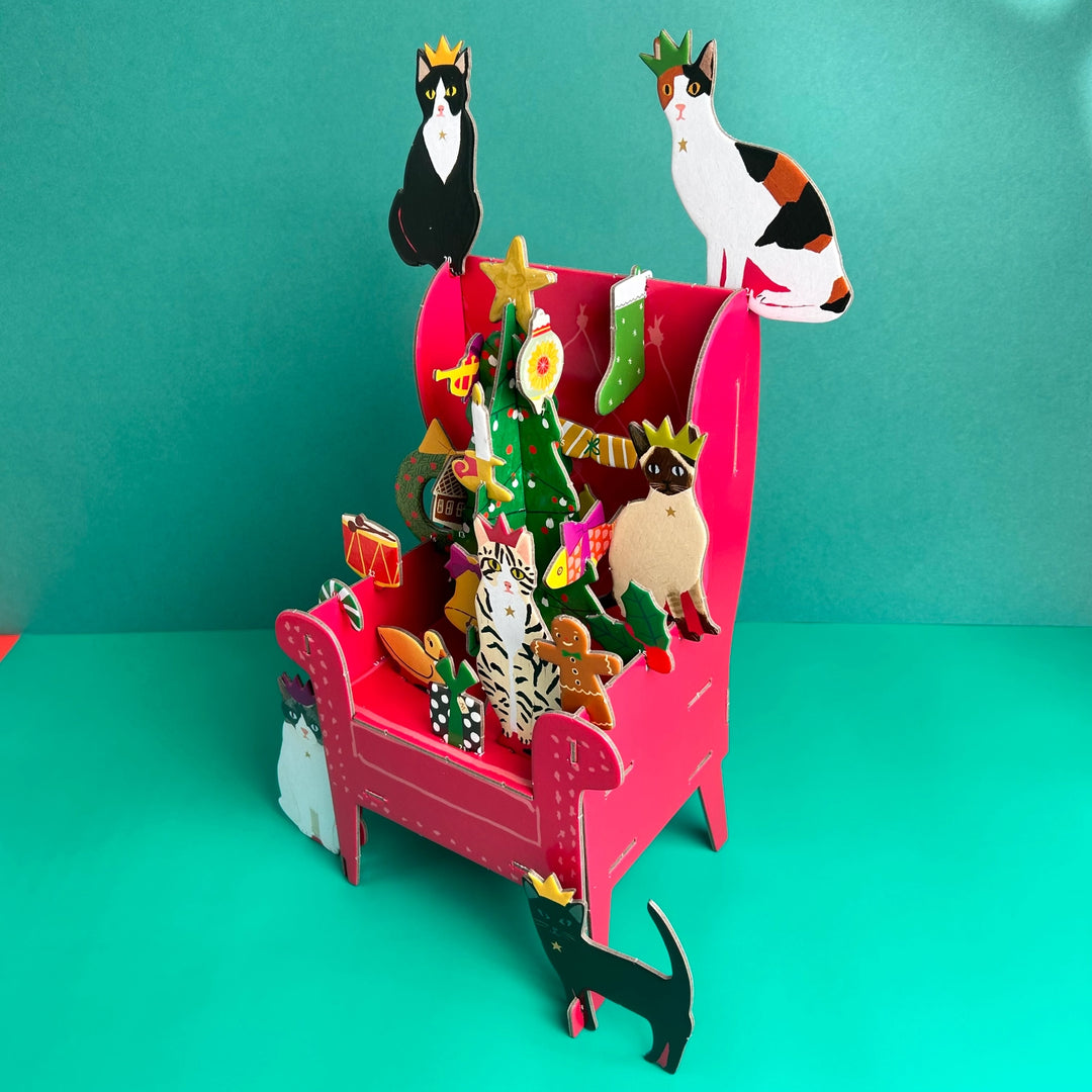 Cosy Cats Pop and Slot Advent Calendar