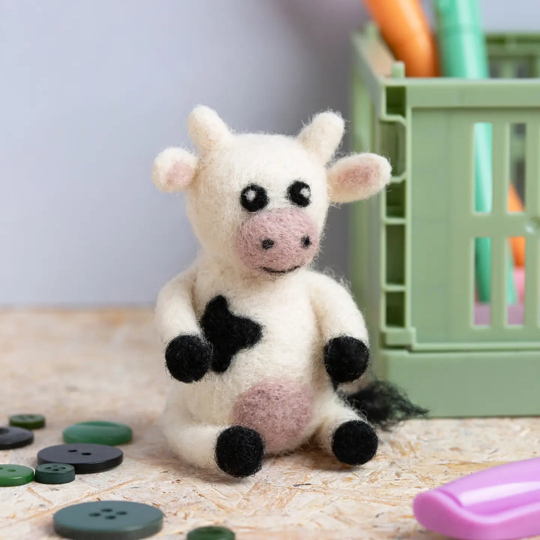 Cow Mini Felting Kit