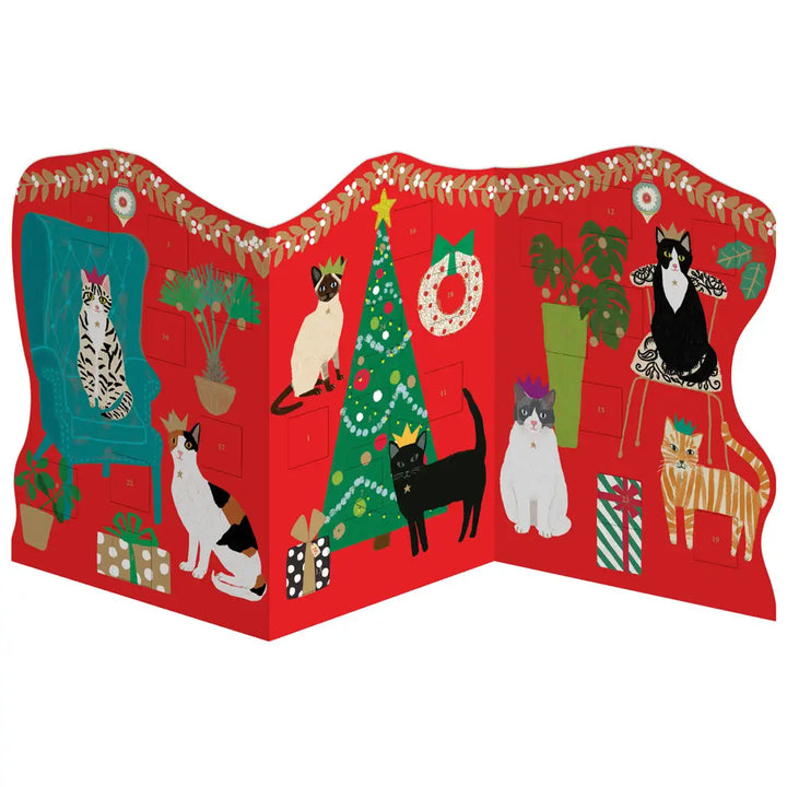 Cozy Cats Tri-Fold Advent Calendar