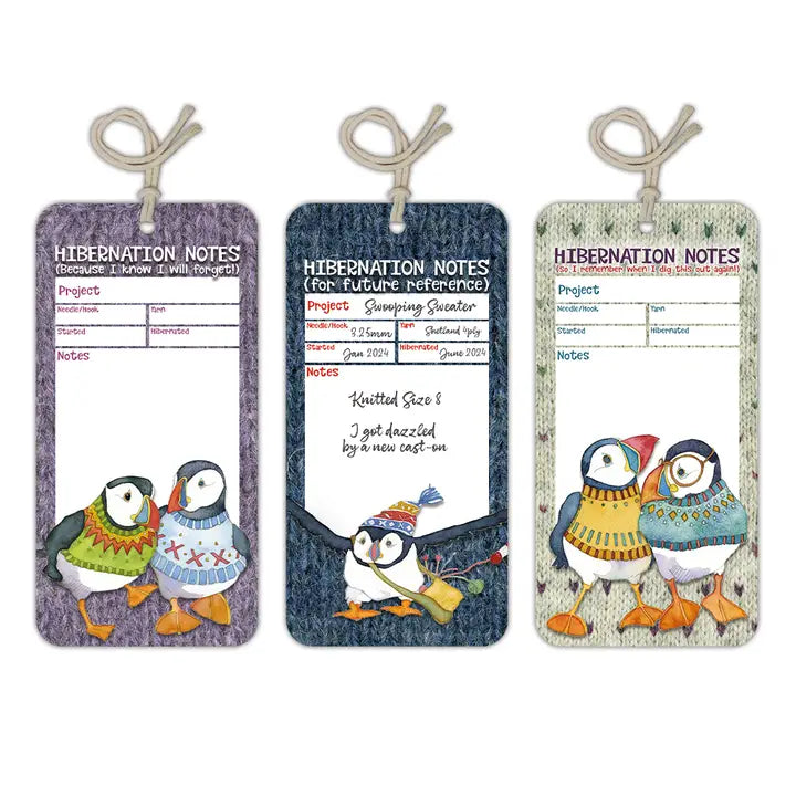 Woolly Puffins Hibernation Tags