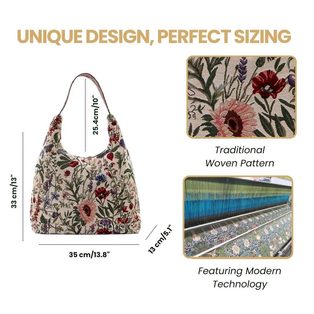 Morning Garden Hobo Bag