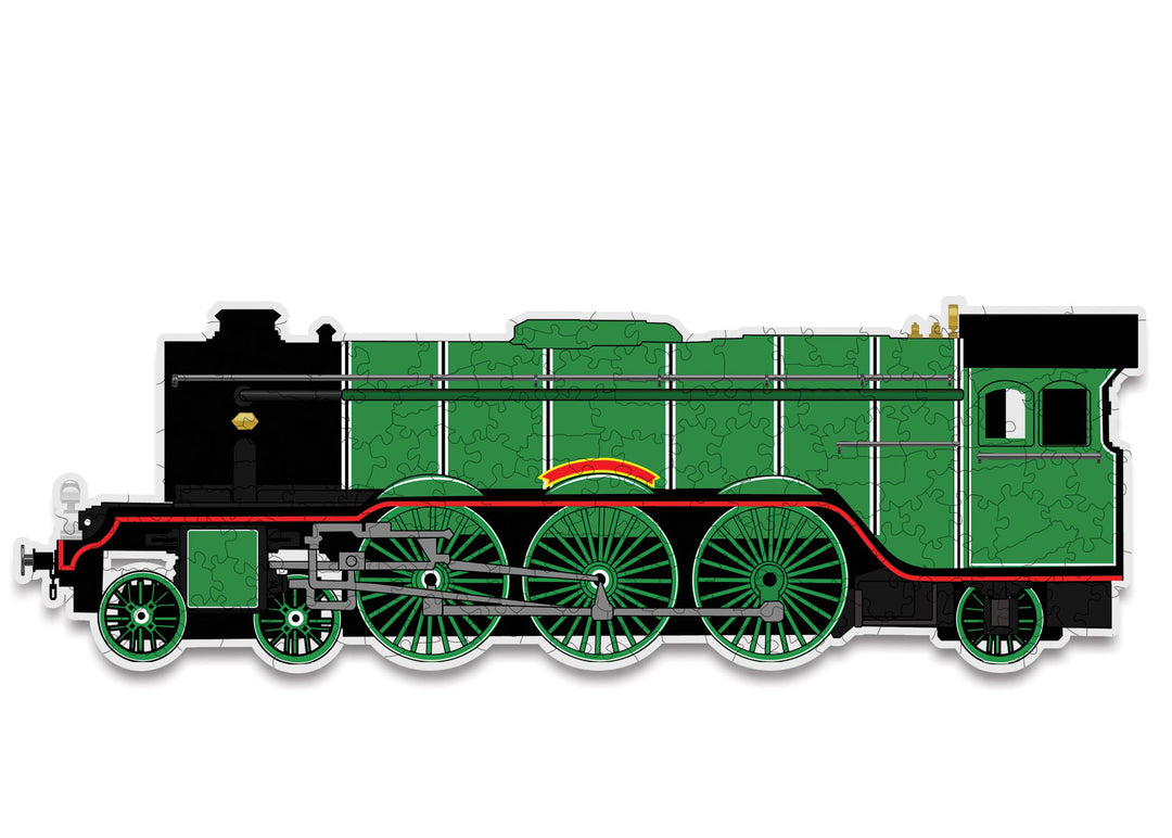 Flying Scotsman Shaped Wooden Jigsaw Puzzle