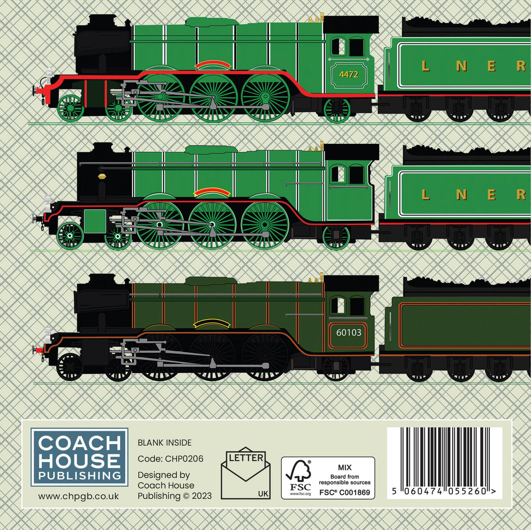 Flying Scotsman Greetings Card