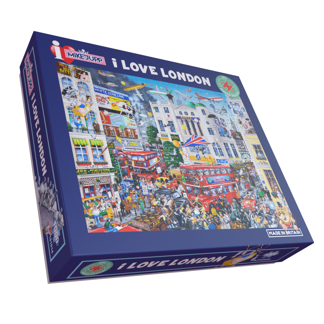 I Love London - 1000 Piece Jigsaw Puzzle by Mike Jupp