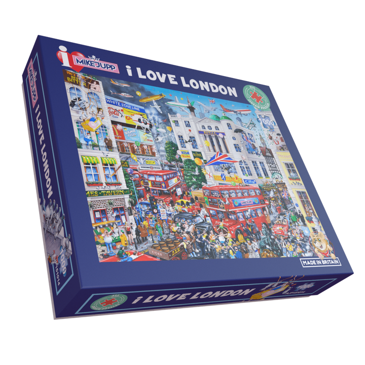 I Love London - 1000 Piece Jigsaw Puzzle by Mike Jupp