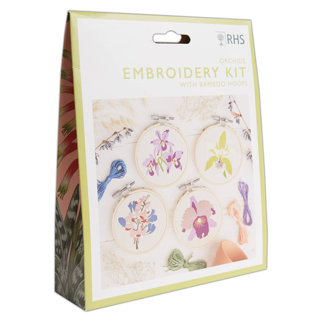 Royal Horticultural Society Orchids Embroidery Kit