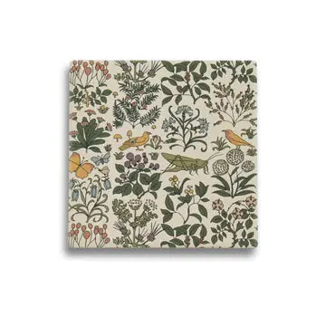 Vosyey "Apothecary's Botanical Garden" Ceramic Coaster
