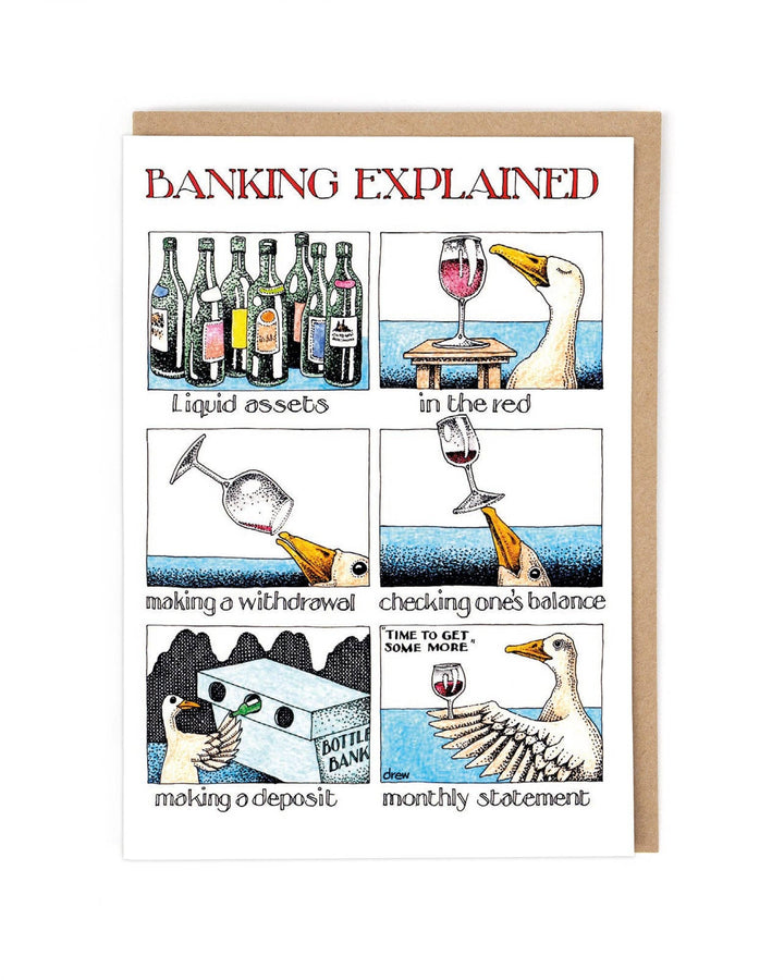 Banking Explained Card by Simon Drew