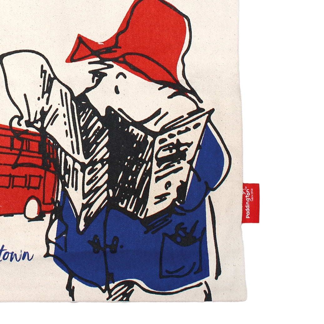 Paddington Bear Recycled Cotton Tote Bag-- London Bus