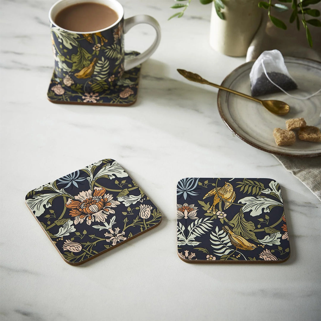 Finch & Flower Coasters - Set of 4