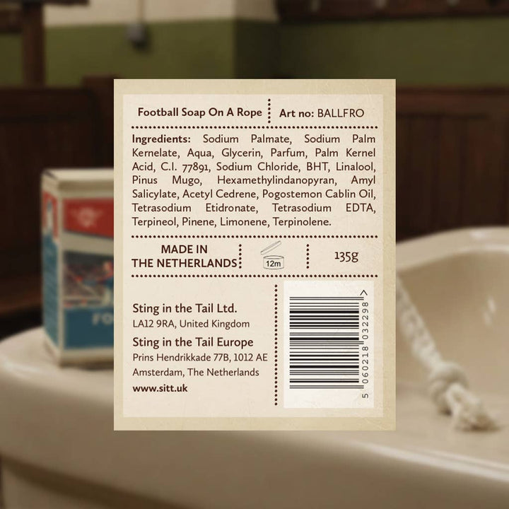'Extra Time!' Football Soap on a Rope 135g