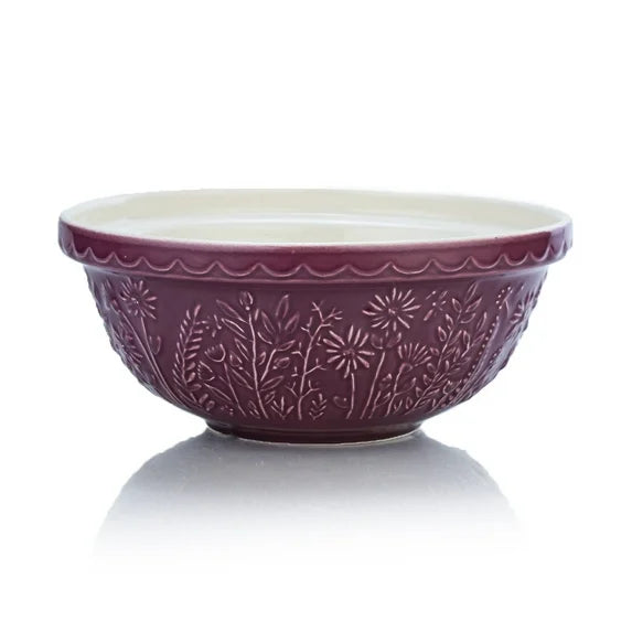In the Meadow Daisy Purple Mixing Bowl - Size 18