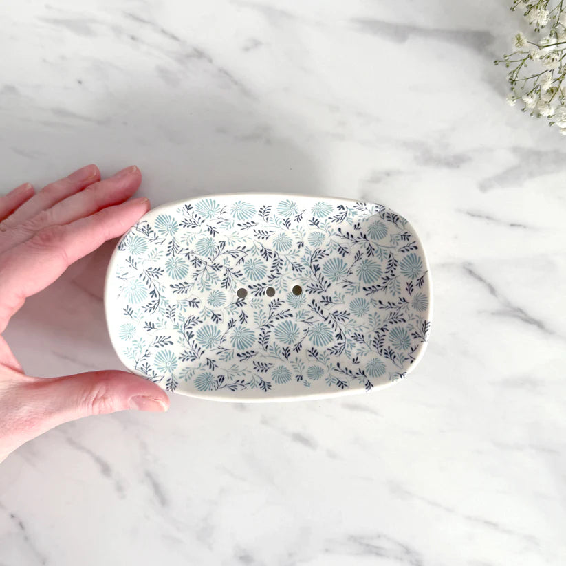 Daisy Ceramic Soap Dish