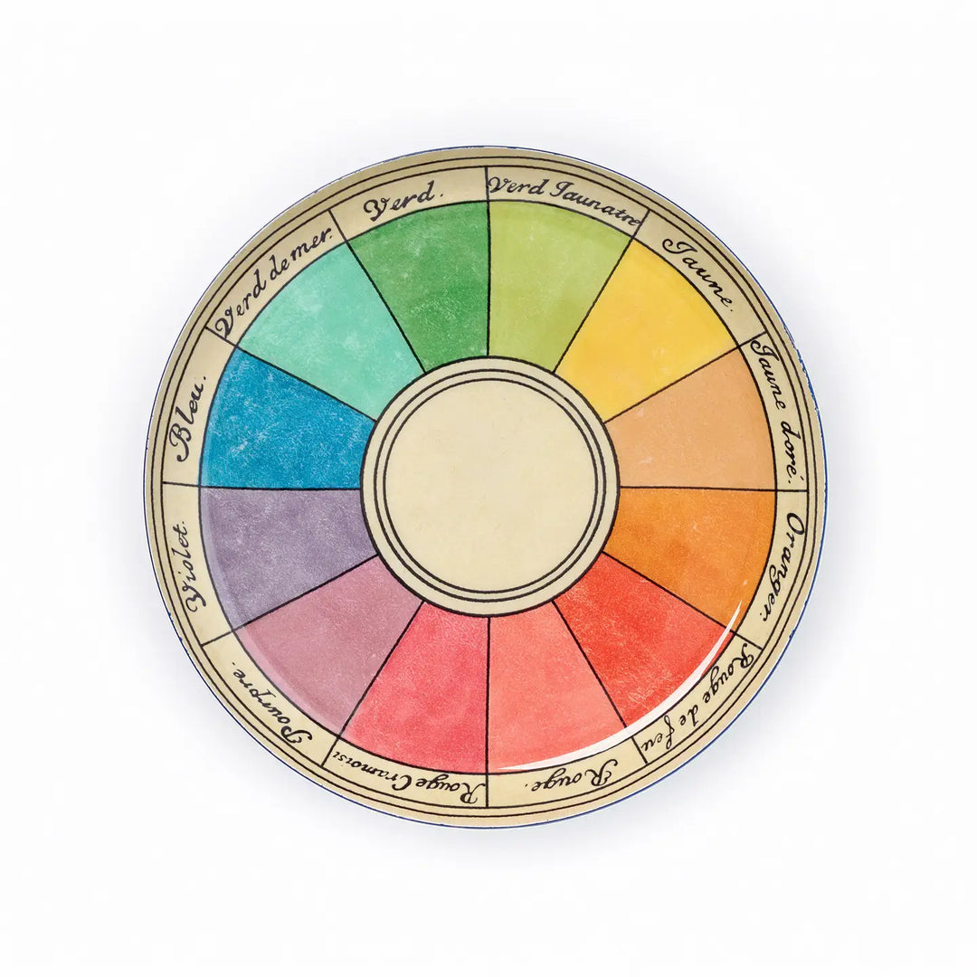 Cercle Chromatique 8-inch Medium Round Enamel Printed Tray