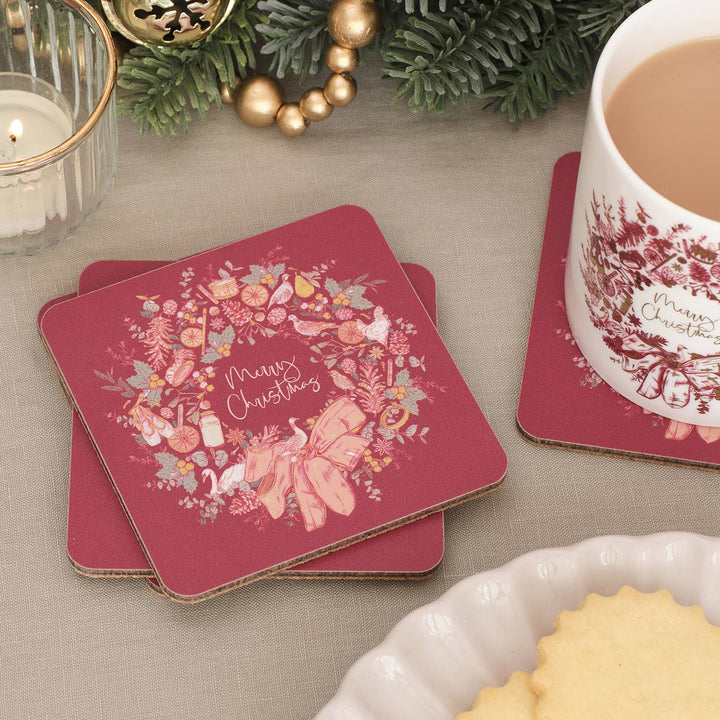 Ten Lords A Leaping Set of 4 Coasters
