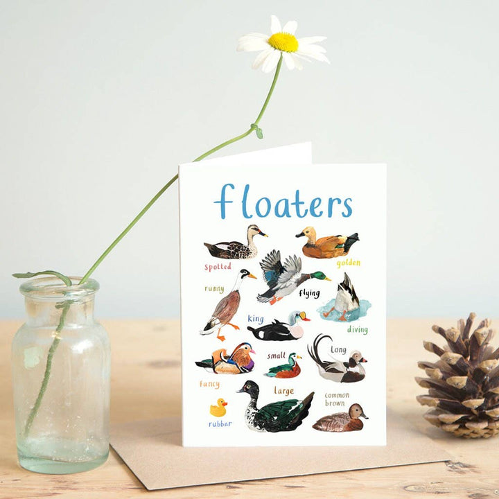 Floaters Blank Bird Card