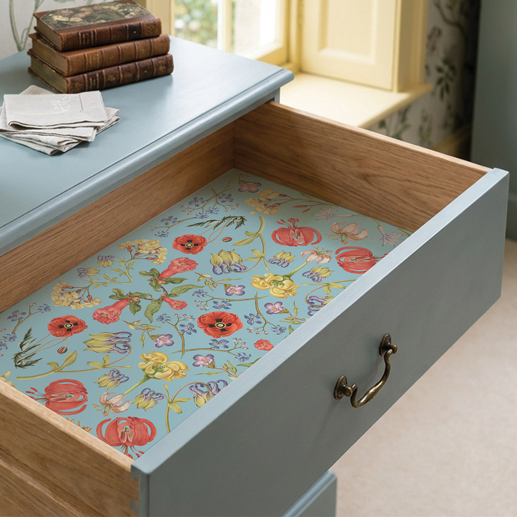 'Euphloric Bluebell Wood' Bluebell-Scented Drawer Liners