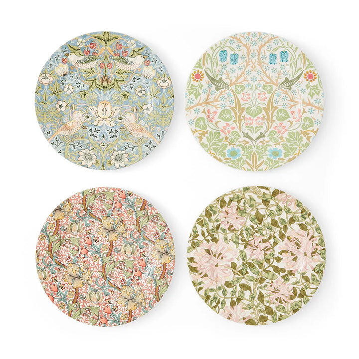 William Morris Co. Set of 4 Assorted 8" Dessert Plates by Spode