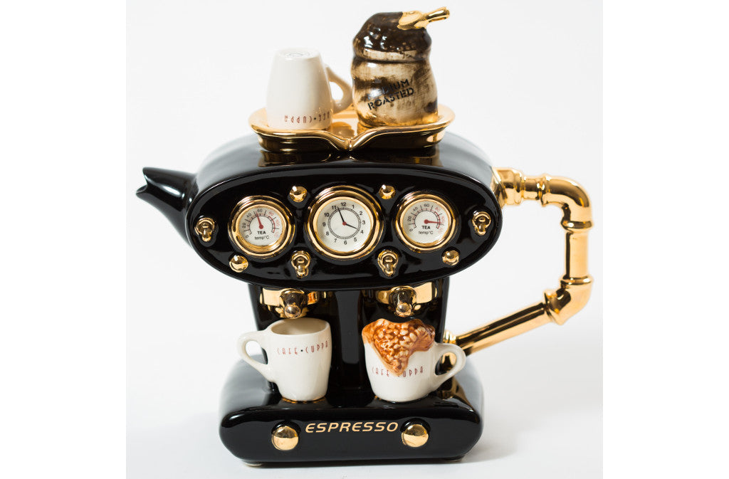 Double Espresso Large Teapot - Black