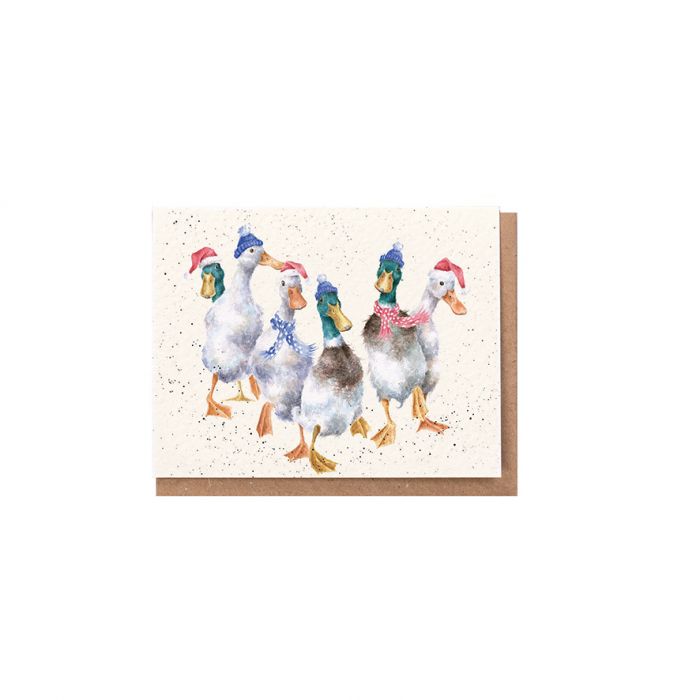 'All Wrapped Up' Duck Gift Enclosure Card