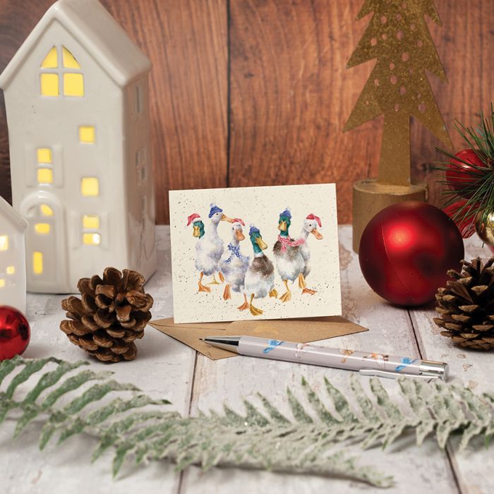 'All Wrapped Up' Duck Gift Enclosure Card