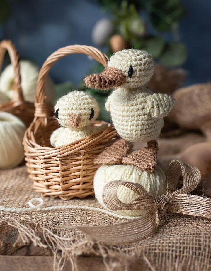 Duckling and Chick Crochet Kit