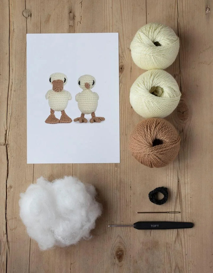 Duckling and Chick Crochet Kit