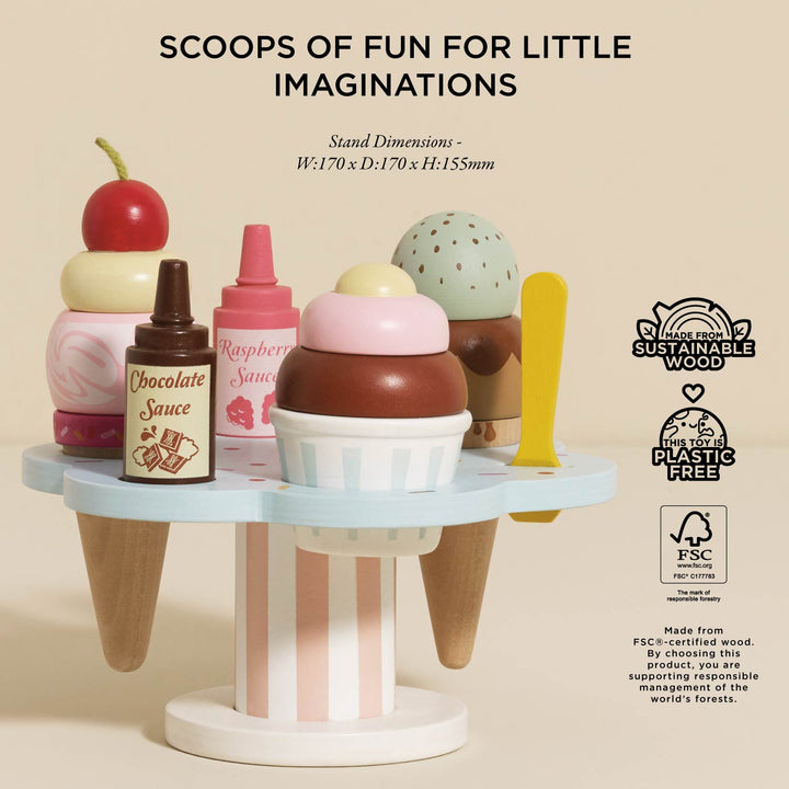 Ice Cream Stand & Toppings