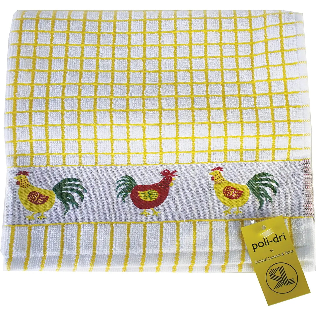 Chickens Jacquard Weave Tea Towel