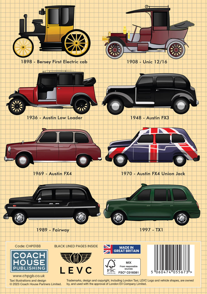 London Taxis Softback Notebook
