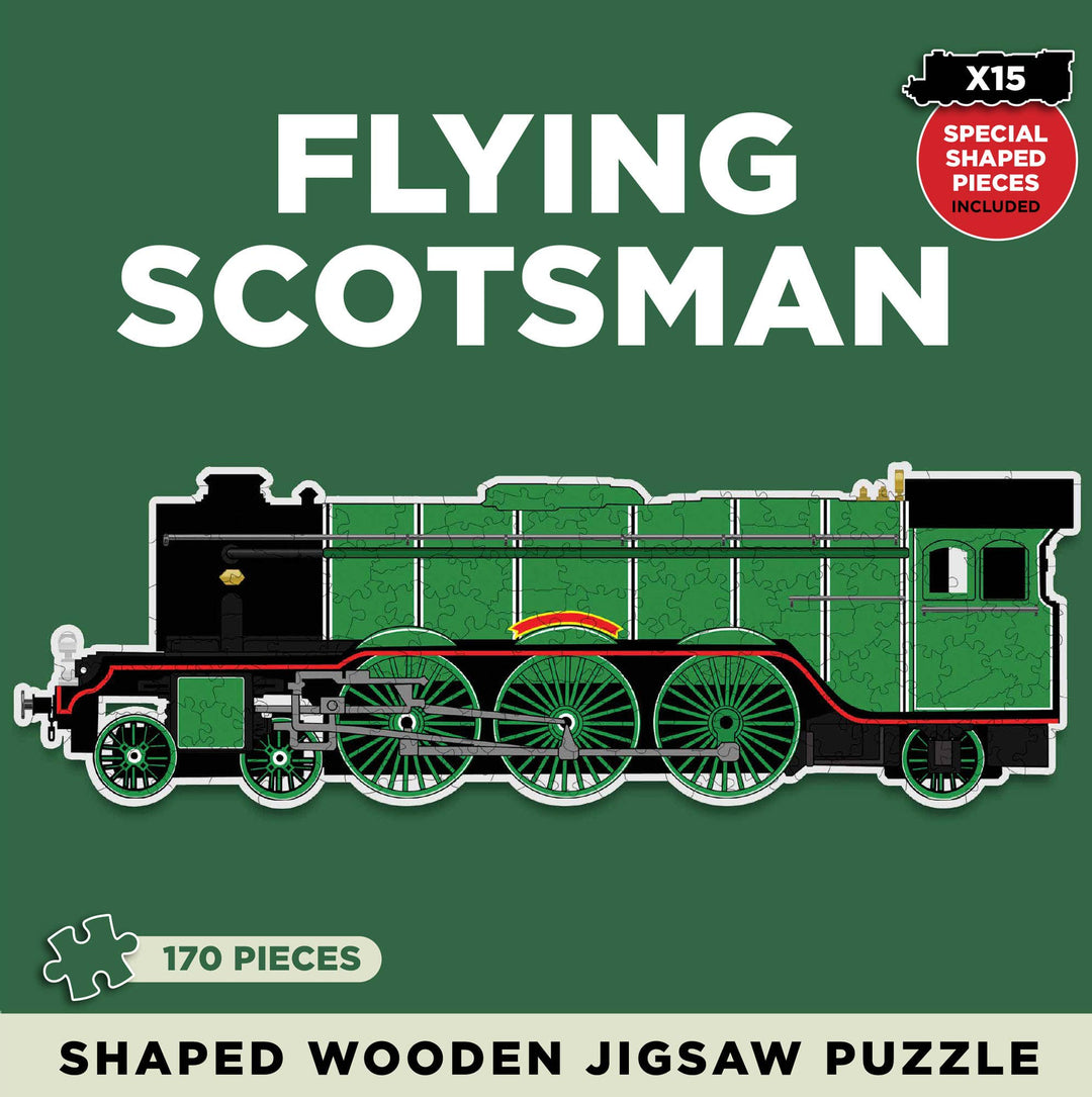 Flying Scotsman Shaped Wooden Jigsaw Puzzle
