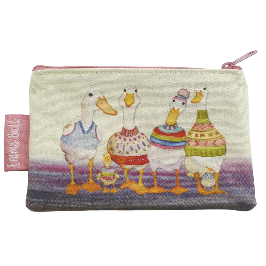 Dapper Ducks Small Zipped Purse