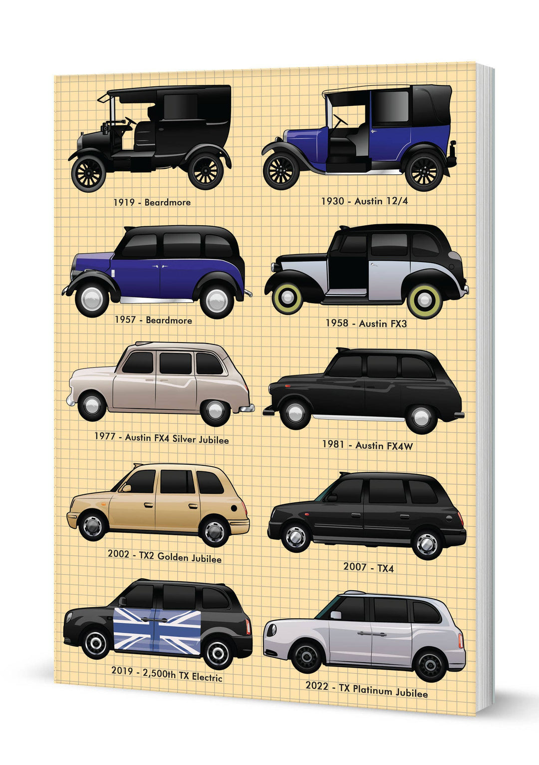London Taxis Softback Notebook