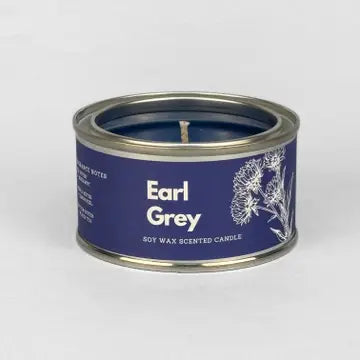 Earl Grey Paint Tin Candle