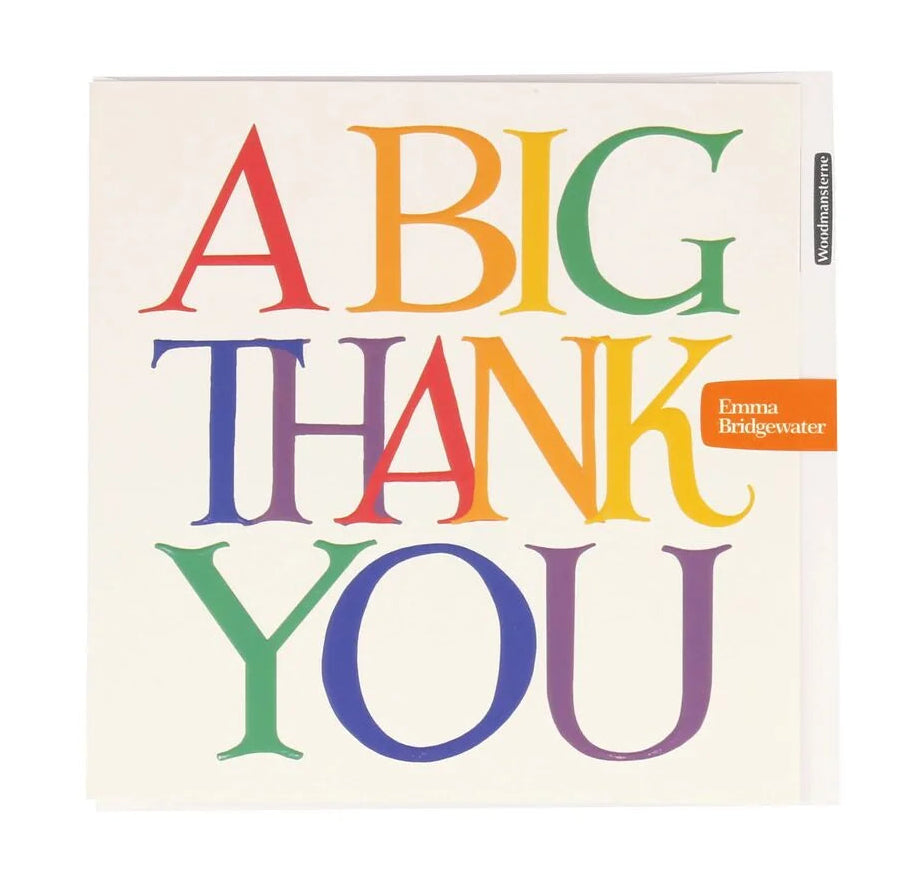 Emma Bridgewater A Big Thank You Card