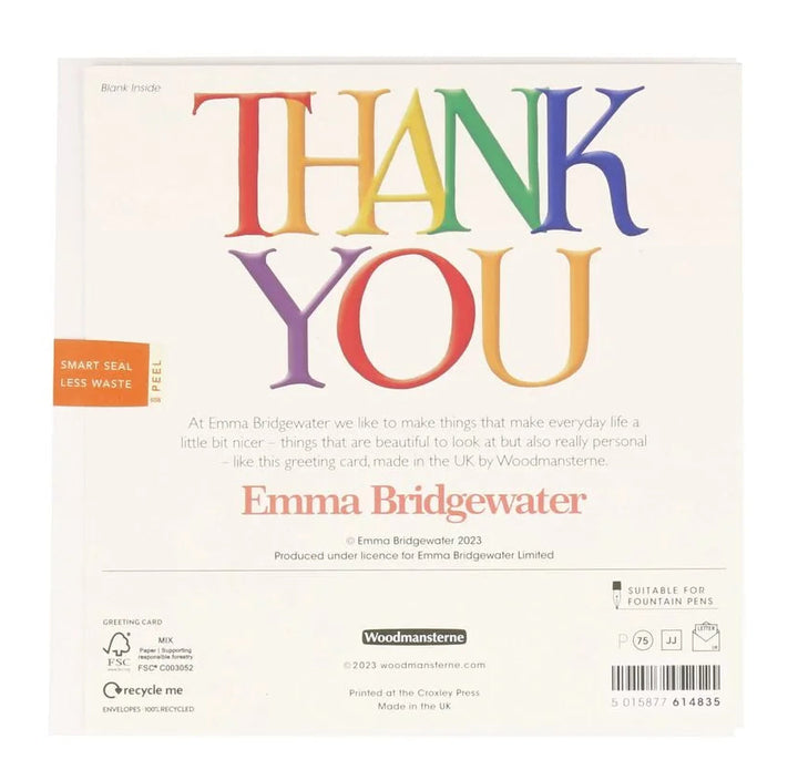 Emma Bridgewater A Big Thank You Card
