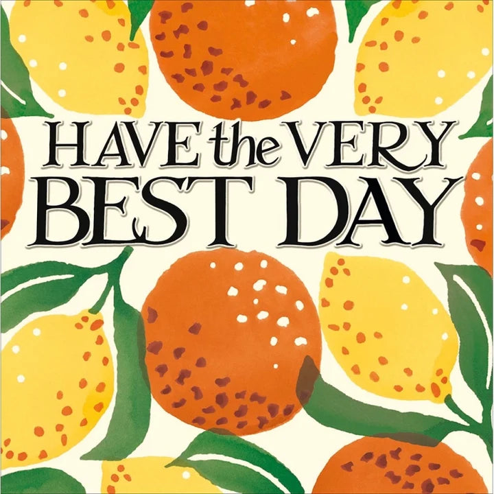 Emma Bridgewater Oranges and Lemons Birthday Card